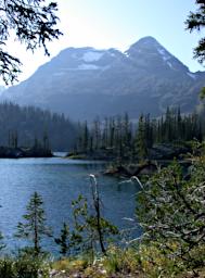 Cliff Lake and East Face of Mt. McDonald