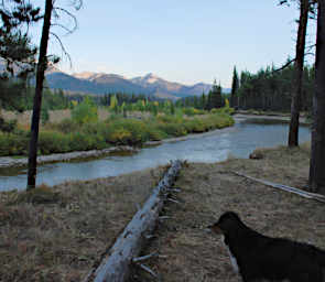 Looking South on North Fork of the Sun