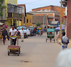 Ambositra Street Cart Rickshaw