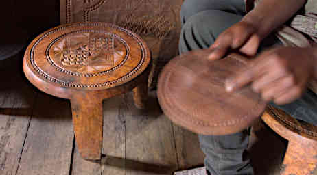 Zafimaniry Carver Stool