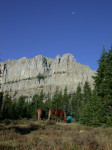 Moon over Scapegoat Mt