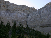 Scapegoat Mountain break in Wall, wet and no fun