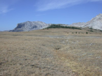 Triple Divide (left) and Flint Mountain (far right)