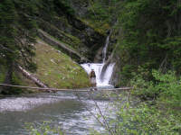 Bridge above Lake Josephine