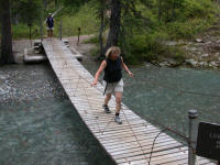 Bridge above Lake Josephine