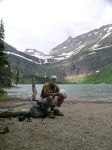 Gary below Grinnell Glacier