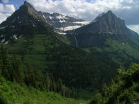 West side of Going-to-the-Sun road