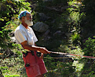 Gary at Upper Foolhen Lake