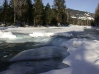 Makeshift bridge, day 2