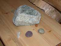 Rocks Dylan and London brought me