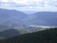 Looking east to Huckleberry Pass