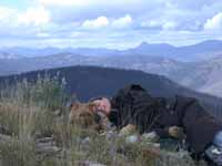 Lynde and Simon on Ovando Mountain