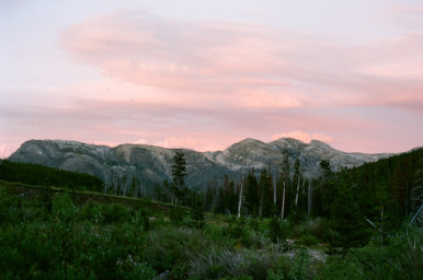 Sunset from Welcome Creek