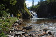 Waterfall pool in Smith Creek