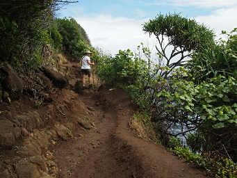 Dona on hike out