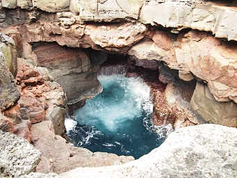Jumping into the Blow Hole