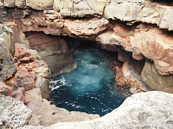 Jumping into the Blow Hole